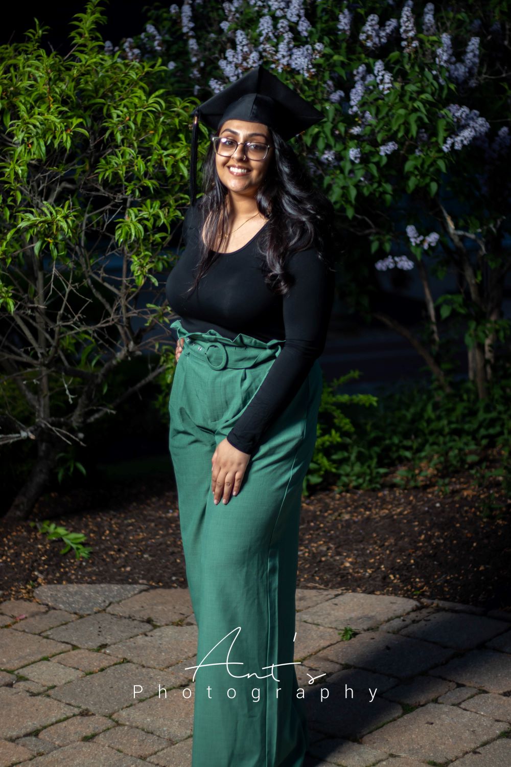 Outdoor senior portrait session